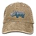 Produktbild Presock Men and Women Rhino Clipart 1 Vintage Jeans Baseball Cap