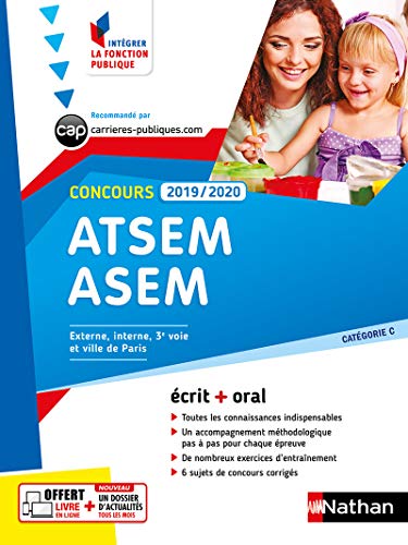 Concours ATSEM-ASEM - Catégorie C - Intégrer la fonction publique - 2019-2020 Concours ATSEM-ASEM - Catégorie C - Intégrer la fonction publique - 2019-2020