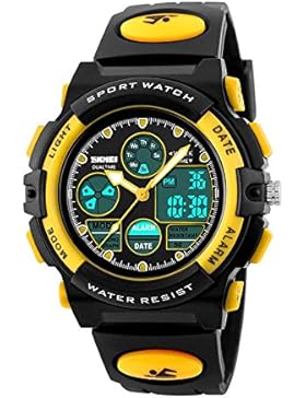 Jungen Digital Armbanduhr Kinder Sport Uhren für Jungs,Gleb Digitaluhr,Wasserdicht Uhr