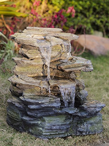 Köhko Springbrunnen „Königstein“ Gartenbrunnen in Naturstein-Optik - 2