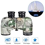 ★★Prisma BAK4 - Prismáticos 10x50 compactos la lente objetiva con el Prisma BAK4 PORRO proporciona una imagen brillante y nítida. Puede ajustar la nitidez del ocular, adecuándolo para aquellos usuarios cuya visión izquierda y derecha es diferente.