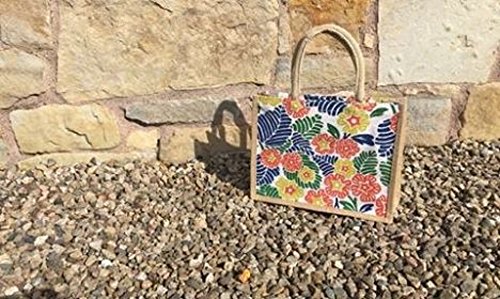 Price comparison product image Seasalt Cute Jute Bag- Stencil Flower Ecru