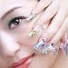 chinkyboo 60 Pcs Mix Colors Acrylic 3D Rhinstone Nail Art Glitter Bows / Butterfly Design In Box