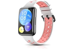 PaceBid Pasek kompatybilny z Huawei Watch Fit 2, wymienny pasek silikonowy miękki regulowany sportowy pasek dla kobiet mężczyzn