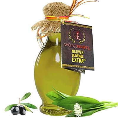 Bärlauchöl. Bärlauch – Gewürzöl. Natives Olivenöl mit naturreinem Bärlauch – Extrakt und reinen, ätherischen Gewürzölen…