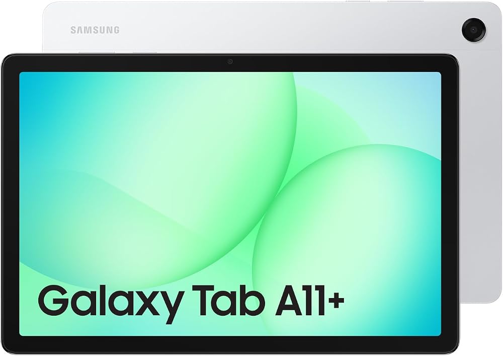 Samsung Galaxy Tab A11+, Android Tablet, Gümüş, WiFi Destekli, 8GB RAM, 256GB Depolama Alanı, 11 İnç (Samsung Türkiye Garantili)