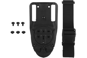 AOTUMUT Adaptador táctico para cinturón con sistema de fijación rápida, inclinación ajustable (360°) con accesorios de montaje