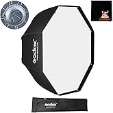 GODOX Ombrello Riflettore Softbox 80cm Portatile Ottagono Softbox con staffa Bowens per Studio Photography Speedlite Flash