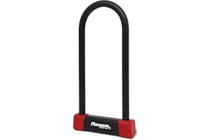 RADIKAL RK120310 Antivol U Moto Premium Homologué SRA, 120x310mm Plusieurs Options de Verrouillage, Anse en Acier Cémenté ø18mm Revêtu à Double Fermeture, Cadenas en U pour Scooter, Velo Electrique