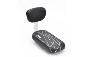 JUVEL Cojín Trasero de Bicicleta - Kit de Bicicleta de Montaje a la Trasera Cojín Reposabrazos para Bicicletas al Aire Libre Reposapiés para Niños Adultos