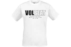 Volbeat Servant of The Mind Logo Männer T-Shirt weiß Band-Merch, Bands, Nachhaltigkeit