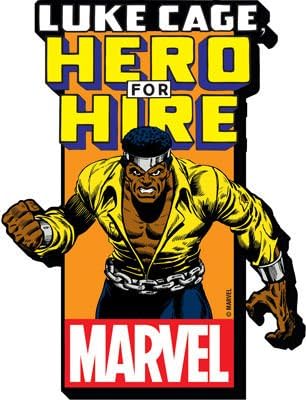 Magnet - Marvel - Luke Cage w/Logo Funky Chunky New Licensed 95533