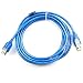 Produktbild HermosaUKnight 5 Meter USB-Stecker auf Buchse Verlängerungskabel Aluminiumlegierung Verlängerungskabel Transparent Blau Outcrop
