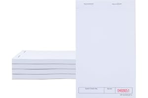 DGBDPACK Guest Checks Pads EP-GCKDUP-1 (5 Pads), total 250 Blank Waiter Pad, Server Order Pads