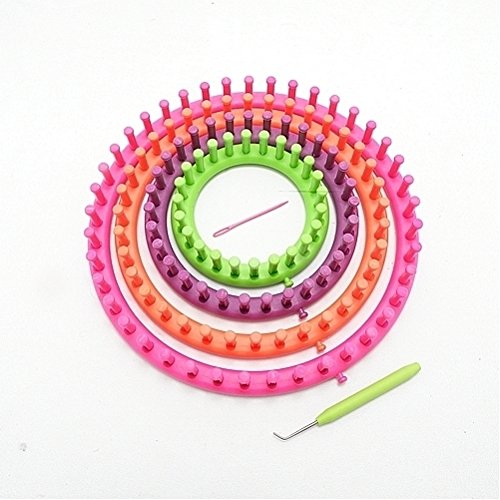 4 runde Strickwebesets (14cm 19cm 24cm 29cm) zum Stricken mit Wolle [version:x5.6] by DELIAWINTERFEL - 3