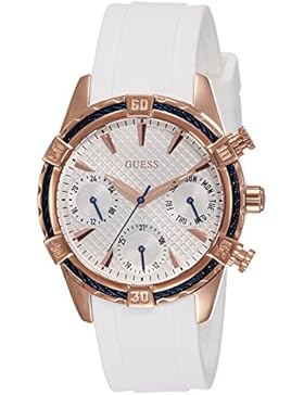 Guess Damen-Armbanduhr Chronograph Quarz Silikon W0562L1