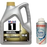 Mobile 1 FS 0W40 Engine Oil 4 L + 03047 Interwax Air Conditioner Cleaner