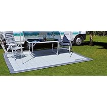 Tappeto Semirigido Per Veranda E Campeggio 550x250cm - Polipropilene, Impermeabile, Con Sacca