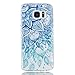 Produktbild Samsung Galaxy S7 Edge Hülle, Chreey [Gemalt Relief] Schutzhülle Ultra Dünn Slim Fit Transparent Kratzfest Weich TPU Silikon Case Handyhülle Klar Durchsichtig Backcover [Blaue Blätter]
