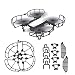Produktbild 3 in 1 Schutz Combo für Spark – Propeller Guards + Landung Stabilisatoren + Fingerschutz für DJI Spark Kamera Drone Zubehör von mibote