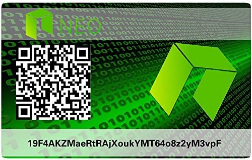 Neo Paper Wallet Card, Hardware Wallet