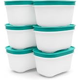 Tupperware Dondurucu kap 170 ml beyaz nane (6) buz kristali kutu buz kristali dondurucu kabı