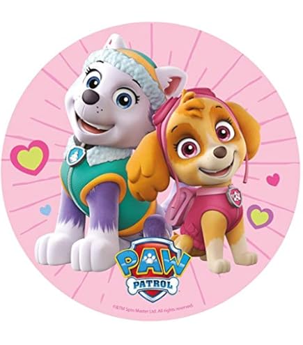 Platos Cumpleaños Infantil Platos Desechables Skye Y Everest