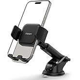 Spigen Dashboard & Windshield Car Mobile Holder [Strong Suction Cup][360° Rotational][Stable Hold] Compatible with Most Smart