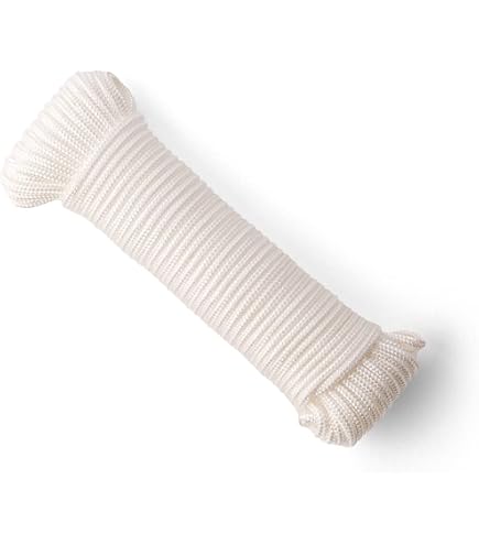 Corde En Polyamide (nylon) 6mm - 20 Mètres, Résistance 610 DaN - Parfaite Pour Bricolage, Extérieur, Travaux Manuels - 8