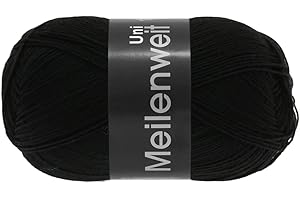 ‎LANA GROSSA LANA GROSSA Meilenweit 100 | Sockenklassiker, uni und bedruckt, waschmaschienenfest | Handstrickgarn aus 80% Schurwolle & 20% Polyamid | 100g Wolle zum Stricken & Häkeln | 420m Garn FB1106