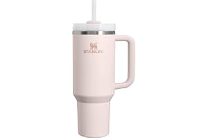 STANLEY Quencher H2.0 FlowState Tumbler 1.2L - Termo Conserva el Frío 11 Horas - Helada Durante 48 Horas - Botella Agua Acero Inoxidable - Taza Termica - Vaso Termico Sin BPA - Rose Quartz