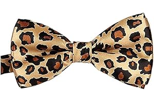 BB Accessories Satin Bow Tie - Leopard