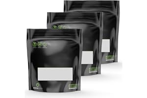 NIPORO Terploc Grove Bags 3 unidades para 100 g de bolsas selladas y con cremallera con control de humedad, bolsas con humedad relativa entre 58 y 62% (3, 100 gramos)