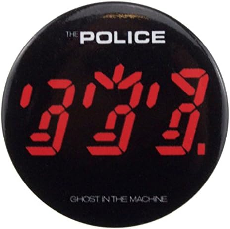 Roxanne Music Ltd The Police 1981 Ghost In The Machine 38mm Button Badge Official Licensed Band Merchandise