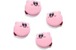 Switch Joystick Kappen kompatibel mit Switch/OLED/Lite Controller Zubehör, PALPOW Niedliche Silikon Switch Knöpfe Thumb Grips Caps, 4 Stück - Rosa