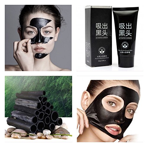 Beauty Nose Black Mask Blackhead Remover Spots Pimples Charcoal Activated