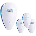 FUIN 4 PCS Ultrasonic Pest Repeller, Electronic Pest Repellent Plug in for Indoor Defende, Use for Drive Fleas, Mosquitos, Bed Bugs, Cockroach, Rats, Rodents, Mice, Insect, Ants, Spiders Away