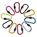 Produktbild Sperren Karabiner Clip odowalker Verbesserte Starke Twist Lock 7,6 cm Aluminium Legierung D-Ring 10 Stück für Home Wohnmobil- oder Outdoor Aktivitäten Camping Wandern Reisen Radfahren Schlüsselanhänger Zelt Seting