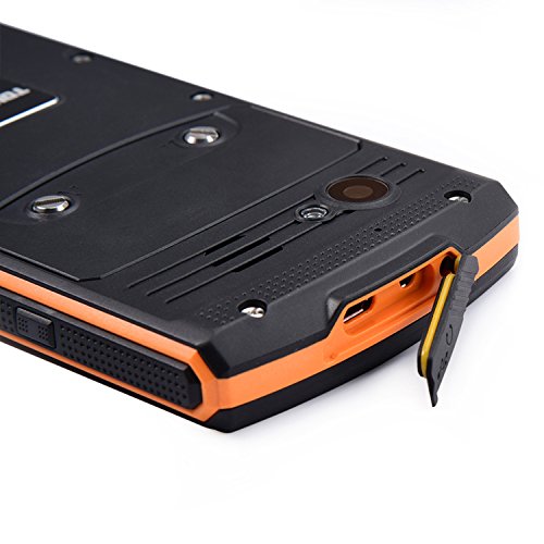toughgear â„¢Â â€“Â Edge Smartphone (Display Touch da 4,5Â pollici (11.4Â cm), Android 4.4.2, 16Â GB di memoria, 13,0Â Mega Pixel Fotocamera, Dual SIM, 4Â G LTE sbloccato, impermeabile, resistente alla polvere, urti e cadute) Arancione