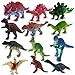 12 x HC-Handel 915697 Kunststoff Dinosaurier sortiert Plastikfiguren 7 cm
