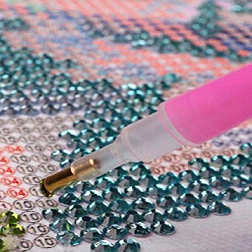 BZLine® 5D Stickerei Santa Claus Strass Geklebt DIY Diamant Malerei Cross Stich Decoration, 40* 30cm (B) - 4