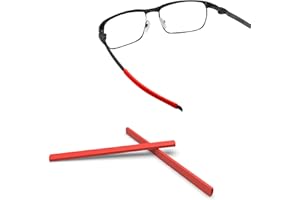 ThunderClap Earsocks Replacement for Oakley Tincup OX3184 Sunglasses - Red