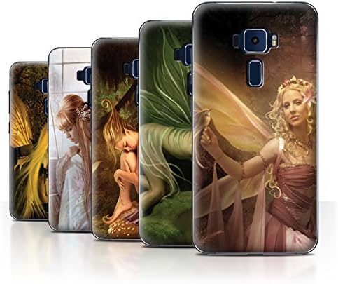 Official Elena Dudina Phone Case / Cover for Asus Zenfone 3 ZE552KL / Pack 10pcs Design / Elegant Fairies Collection