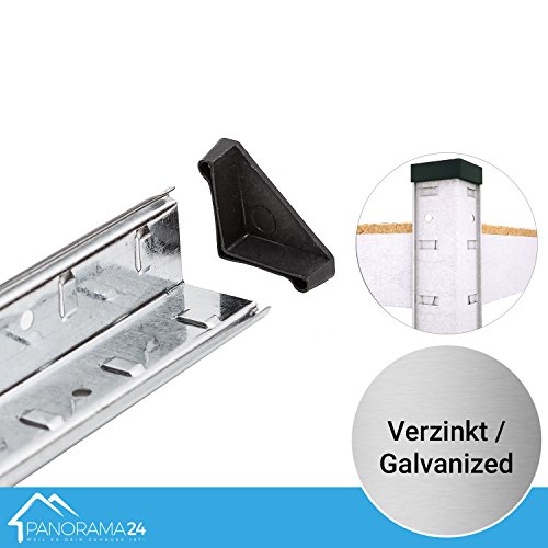Panorama24 Lagerregal verzinkt belastbar bis 320kg – Maße: 160 x 80 x 40 cm, Regal Kellerregal Steckregal Werkstattregal Schwerlastregal - 4