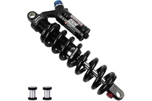 MEROCA DNM RCP2S Downhill Mountain Bike Rear Shock Bike Rear Suspension Spring Shock Absorber MTB Shocks, for MTB/Electric Mmotorbike (265×85mm(450lbs))