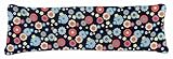 Bezug Seitenschläferkissen Retroblume marine - 145x40 cm
