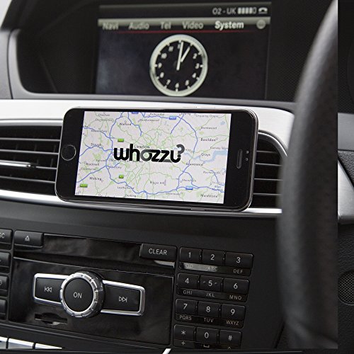 Phone-Holder-Magnetic-Car-Mount-for-Air-Vent-Moneyback-Guarantee-works-with-all-Mobile-Phones-Iphone-6-6-plus-5-5s-5c-4-4s-Samsung-Galaxy-S6-S5-S4-Note-4-3-and-all-Other-Smartphones-GPS-Devices-Whozzu