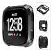 Produktbild fitbit versa schutz für Fitbit Versa Weicher TPU Schutz Silikon volle Fall Abdeckung (Black)