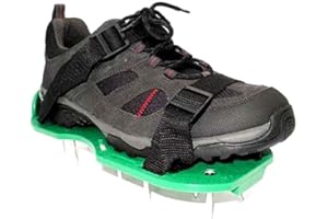 HI genialo Sandały do aeratora trawnika, do ogrodu, z regulacją rozmiaru, 1 para,