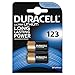 Price comparison product image Duracell Specialty Type 123 Ultra Lithium Photo Battery, pack of 2